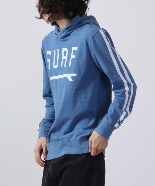 FUNALIVE(ファンアライブ)の「NEVデニム風天竺パーカー(パーカー・メンズ・インディゴブルー/ブルー・M/L/XL)」の12枚目の写真