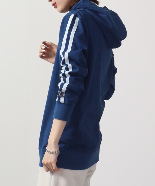 FUNALIVE(ファンアライブ)の「NEVデニム風天竺パーカー(パーカー・メンズ・インディゴブルー/ブルー・M/L/XL)」の18枚目の写真