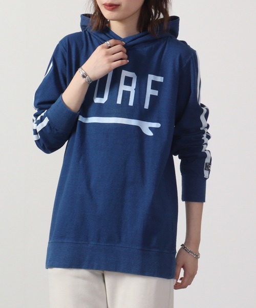 FUNALIVE(ファンアライブ)の「NEVデニム風天竺パーカー(パーカー・メンズ・インディゴブルー/ブルー・M/L/XL)」の19枚目の写真