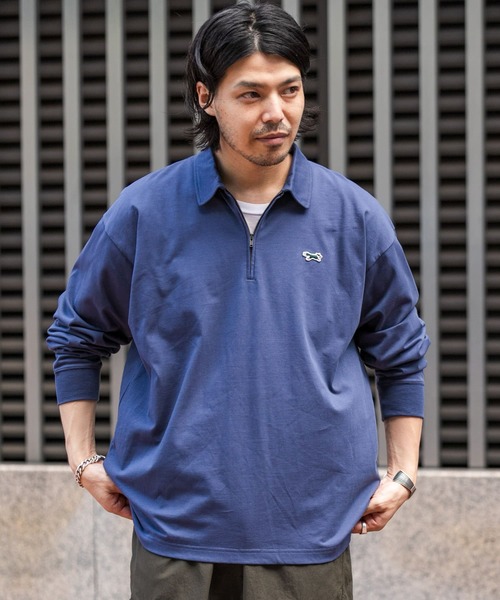 セール】『別注』PENNEYS×DOORS THE FOX ハーフジップロングスリーブT