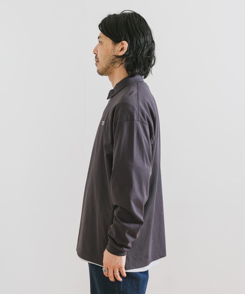 PENNEYS(ぺニーズ)の「『別注』PENNEYS×DOORS THE FOX ハーフジップロングスリーブTシャツ(Tシャツ/カットソー・メンズ・ブルー/スミクロ/ホワイト・LARGE/MEDIUM)」の21枚目の写真