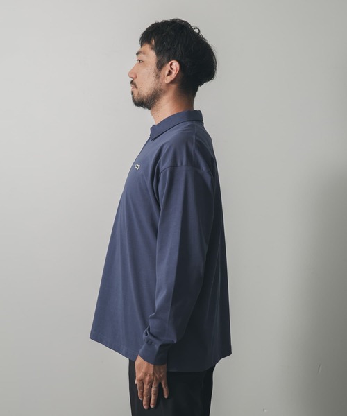 PENNEYS(ぺニーズ)の「『別注』PENNEYS×DOORS THE FOX ハーフジップロングスリーブTシャツ(Tシャツ/カットソー・メンズ・ブルー/スミクロ/ホワイト・LARGE/MEDIUM)」の18枚目の写真