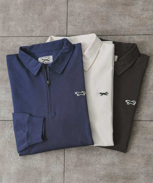 PENNEYS(ぺニーズ)の「『別注』PENNEYS×DOORS THE FOX ハーフジップロングスリーブTシャツ(Tシャツ/カットソー・メンズ・ブルー/スミクロ/ホワイト・LARGE/MEDIUM)」の15枚目の写真