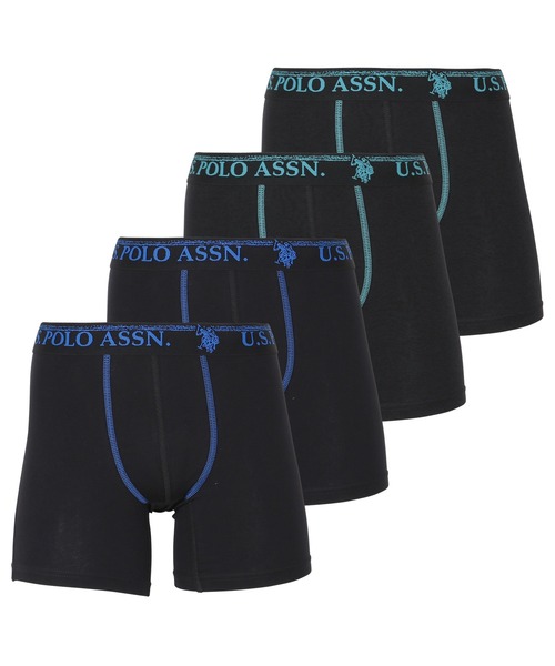 U.S. POLO ASSN.(ユーエスポロアッスン)の「U.S.POLO ASSN ユーエスポロアッスン 4PK STRETCH BB メンズ ボクサーパンツ(ボクサーパンツ・メンズ・ブルー系その他/その他/その他2/ブラック系その他/ブラック/ブルー系その他2/ブルー系その他4/チャコールグレー/グレー/ブルー系その他3/その他1/ブルー・MEDIUM/LARGE/SMALL/X-LARGE)」の7枚目の写真