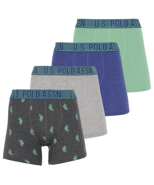 U.S. POLO ASSN.(ユーエスポロアッスン)の「U.S.POLO ASSN ユーエスポロアッスン 4PK STRETCH BB メンズ ボクサーパンツ(ボクサーパンツ・メンズ・ブルー系その他/その他/その他2/ブラック系その他/ブラック/ブルー系その他2/ブルー系その他4/チャコールグレー/グレー/ブルー系その他3/その他1/ブルー・MEDIUM/LARGE/SMALL/X-LARGE)」の4枚目の写真