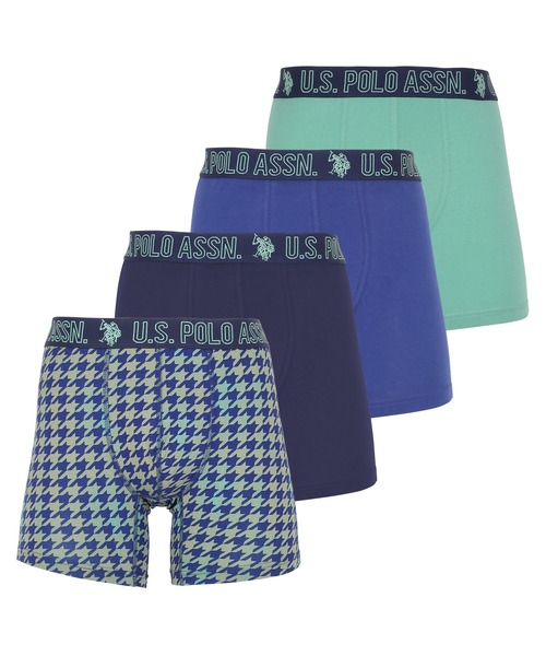 U.S. POLO ASSN.(ユーエスポロアッスン)の「U.S.POLO ASSN ユーエスポロアッスン 4PK STRETCH BB メンズ ボクサーパンツ(ボクサーパンツ・メンズ・ブルー系その他/その他/その他2/ブラック系その他/ブラック/ブルー系その他2/ブルー系その他4/チャコールグレー/グレー/ブルー系その他3/その他1/ブルー・MEDIUM/LARGE/SMALL/X-LARGE)」の10枚目の写真