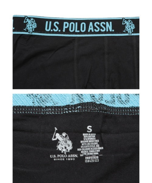 U.S. POLO ASSN.(ユーエスポロアッスン)の「U.S.POLO ASSN ユーエスポロアッスン 4PK STRETCH BB メンズ ボクサーパンツ(ボクサーパンツ・メンズ・ブルー系その他/その他/その他2/ブラック系その他/ブラック/ブルー系その他2/ブルー系その他4/チャコールグレー/グレー/ブルー系その他3/その他1/ブルー・MEDIUM/LARGE/SMALL/X-LARGE)」の13枚目の写真