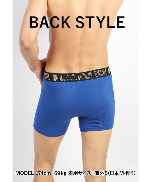 U.S. POLO ASSN.(ユーエスポロアッスン)の「U.S.POLO ASSN ユーエスポロアッスン 4PK STRETCH BB メンズ ボクサーパンツ(ボクサーパンツ・メンズ・ブルー系その他/その他/その他2/ブラック系その他/ブラック/ブルー系その他2/ブルー系その他4/チャコールグレー/グレー/ブルー系その他3/その他1/ブルー・MEDIUM/LARGE/SMALL/X-LARGE)」の15枚目の写真