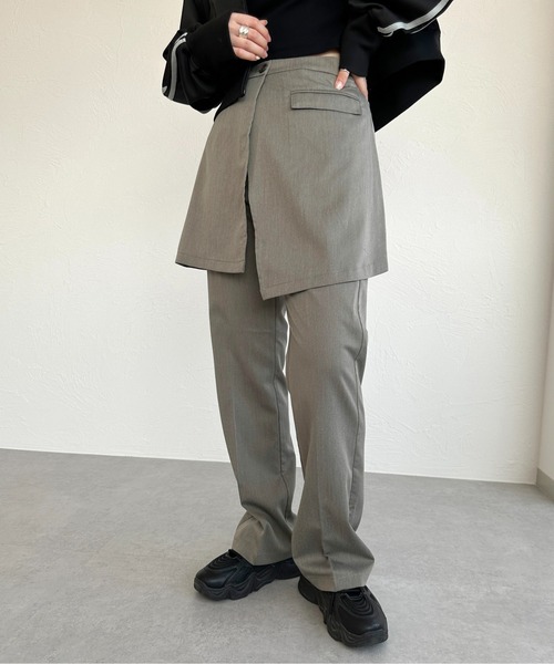 apres jour mignon（アプレジュールミニョン）の「デザインマルチウェイパンツ【ZOZOTOWN限定アイテム】（その他パンツ・レディース・ブラック/グレー/カーキ・MEDIUM/SMALL/X-LARGE）」の3枚目の写真