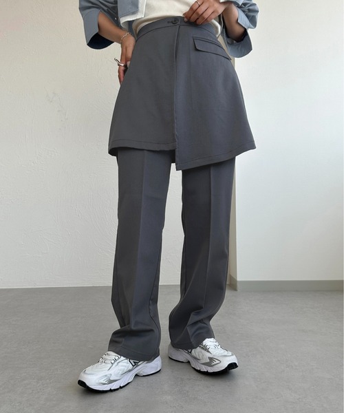 apres jour mignon（アプレジュールミニョン）の「デザインマルチウェイパンツ【ZOZOTOWN限定アイテム】（その他パンツ・レディース・ブラック/グレー/カーキ・MEDIUM/SMALL/X-LARGE）」の13枚目の写真