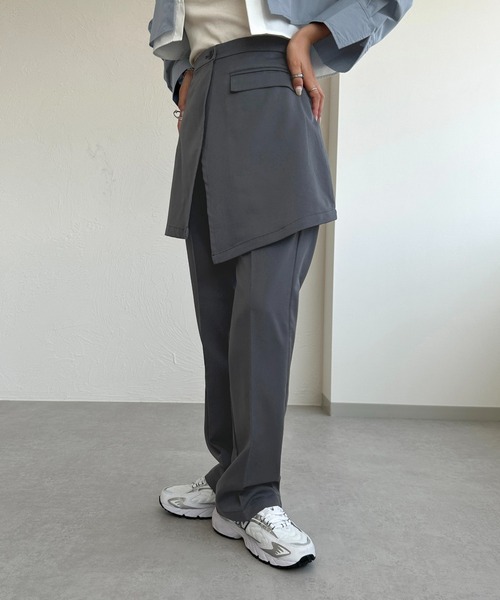 apres jour mignon（アプレジュールミニョン）の「デザインマルチウェイパンツ【ZOZOTOWN限定アイテム】（その他パンツ・レディース・ブラック/グレー/カーキ・MEDIUM/SMALL/X-LARGE）」の14枚目の写真