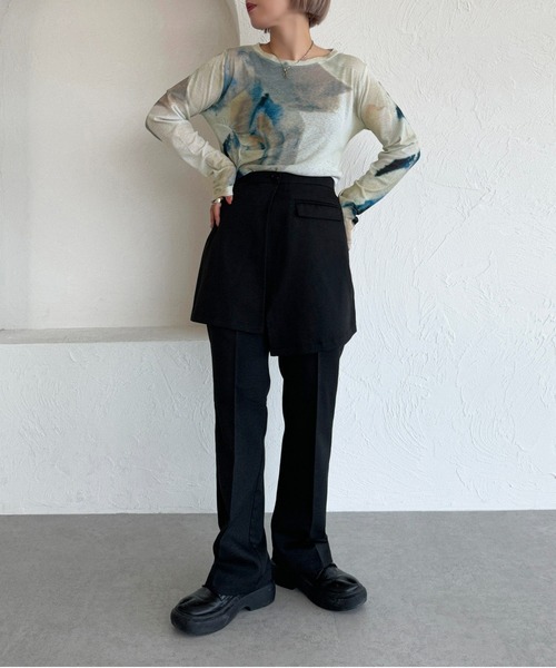 apres jour mignon（アプレジュールミニョン）の「デザインマルチウェイパンツ【ZOZOTOWN限定アイテム】（その他パンツ・レディース・ブラック/グレー/カーキ・MEDIUM/SMALL/X-LARGE）」の9枚目の写真