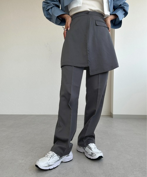 apres jour mignon（アプレジュールミニョン）の「デザインマルチウェイパンツ【ZOZOTOWN限定アイテム】（その他パンツ・レディース・ブラック/グレー/カーキ・MEDIUM/SMALL/X-LARGE）」の4枚目の写真