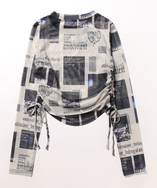 ANLIBERTY ANAP(アンリバティアナップ)の「サイドギャザーシアートップス(Tシャツ/カットソー・レディース・その他・FREE)」の2枚目の写真