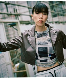 ANLIBERTY ANAP | サイドギャザーシアートップス(Tシャツ/カットソー)