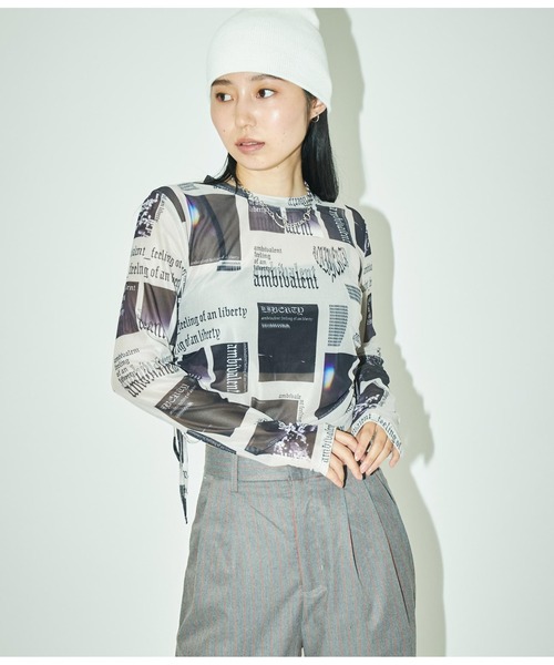 ANLIBERTY ANAP(アンリバティアナップ)の「サイドギャザーシアートップス(Tシャツ/カットソー・レディース・その他・FREE)」の13枚目の写真