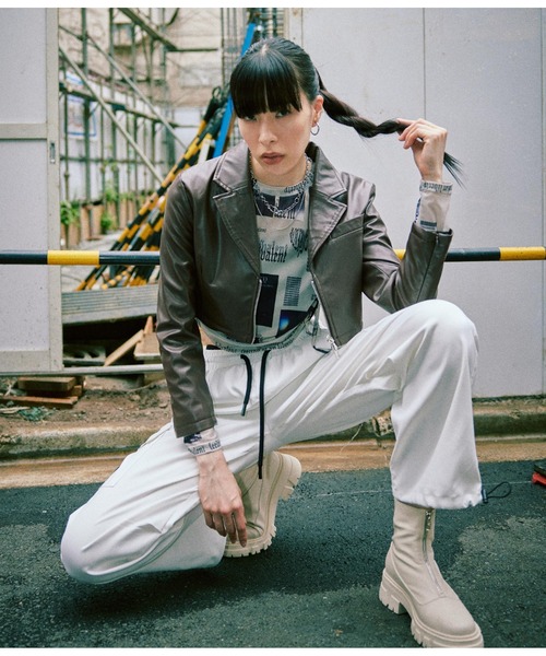 ANLIBERTY ANAP(アンリバティアナップ)の「サイドギャザーシアートップス(Tシャツ/カットソー・レディース・その他・FREE)」の14枚目の写真