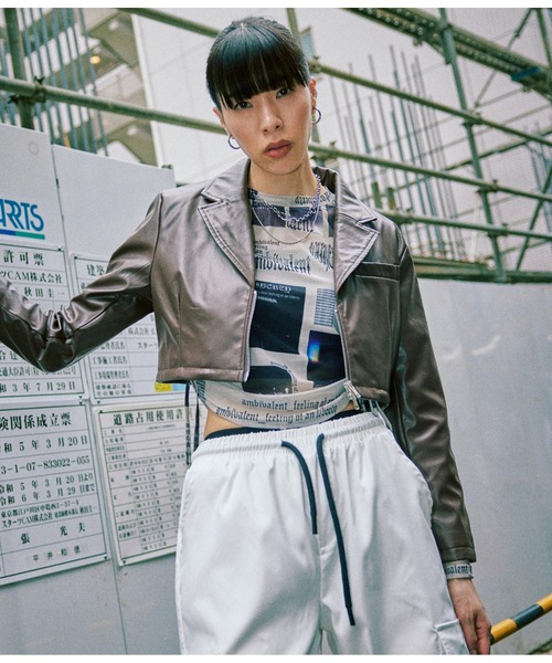 ANLIBERTY ANAP(アンリバティアナップ)の「サイドギャザーシアートップス(Tシャツ/カットソー・レディース・その他・FREE)」の15枚目の写真