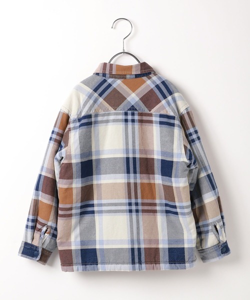 BAYFLOW(ベイフロー)の「レトロチェックボアリバーシブルシャツジャケット(KIDS)(その他アウター・キッズ・レッド/オフホワイト/グリーン・130cm/140cm/120cm/110cm/150cm)」の11枚目の写真