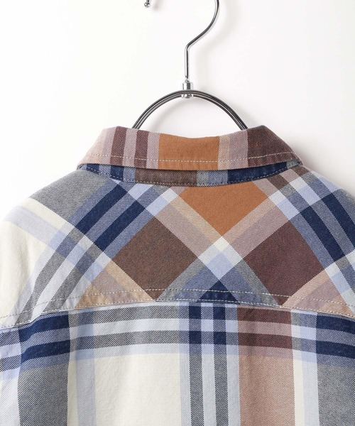 BAYFLOW(ベイフロー)の「レトロチェックボアリバーシブルシャツジャケット(KIDS)(その他アウター・キッズ・レッド/オフホワイト/グリーン・130cm/140cm/120cm/110cm/150cm)」の16枚目の写真