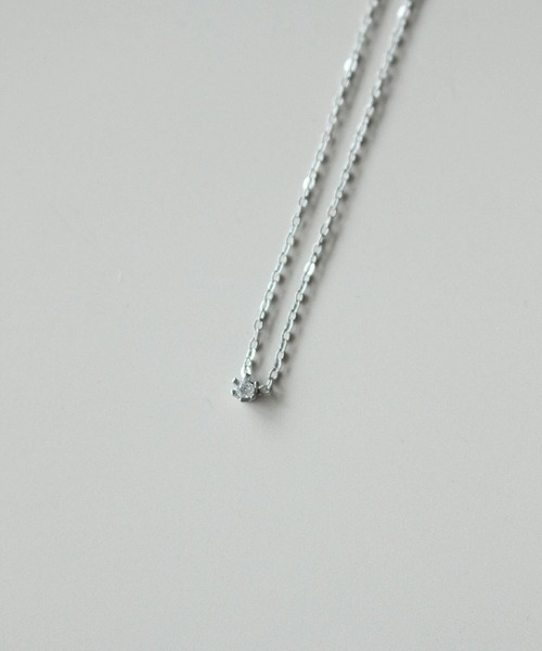 ebine(エビネ)の「Tiny Carat Necklace 金属アレルギー対応 サージカルステンレス/ネックレス(ネックレス・レディース・シルバー/ゴールド/ピンクゴールド・FREE)」の16枚目の写真