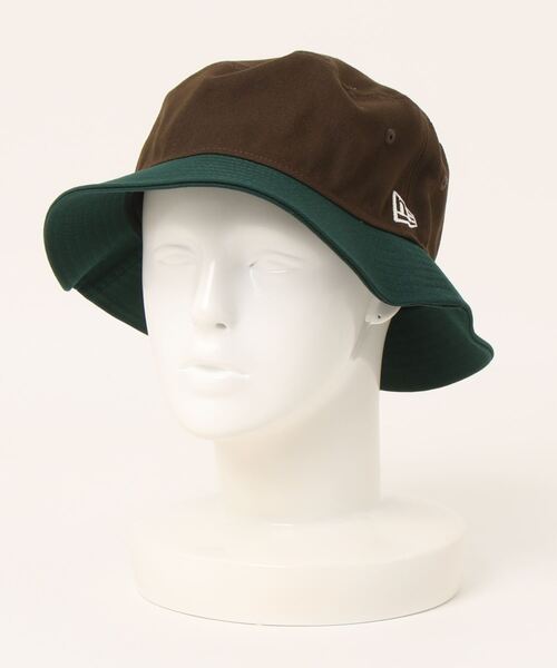 NEW ERA(ニューエラ)の「NEW ERA/ニューエラ Bucket-01Beef and Broccoli(ハット・メンズ・ブラウン/ダークグリーン・FREE)」の1枚目の写真