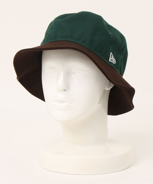 NEW ERA(ニューエラ)の「NEW ERA/ニューエラ Bucket-01Beef and Broccoli(ハット・メンズ・ブラウン/ダークグリーン・FREE)」の2枚目の写真