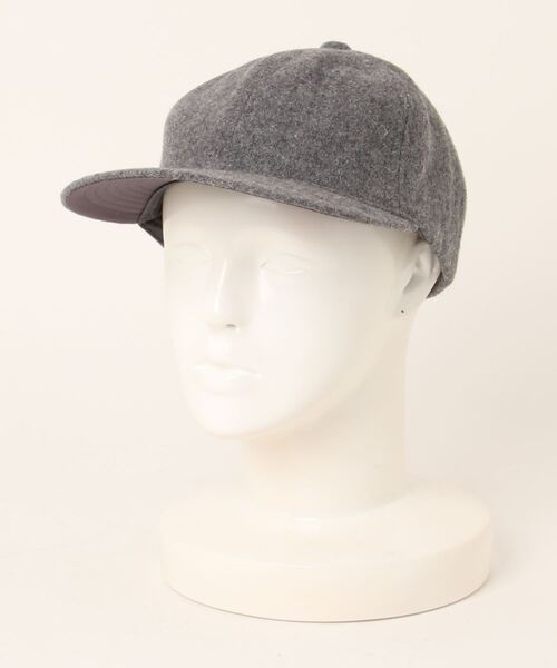 RNA-N（アールエヌエーエヌ）の「E4633 MELTON BB CAP（キャップ・レディース・グレー/グリーン・FREE）」の2枚目の写真