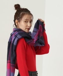 N.（N. Natural Beauty Basic） | ◆ウールチェックストール(ストール/ショール)