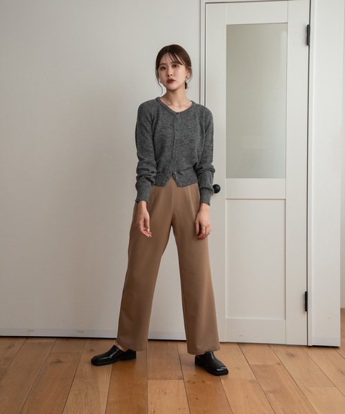 Amiur（エミレ）の「fluffy soft touch pullover（ニット/セーター・レディース・グレー/アイボリー/ブラウン系/グリーン・FREE）」の8枚目の写真