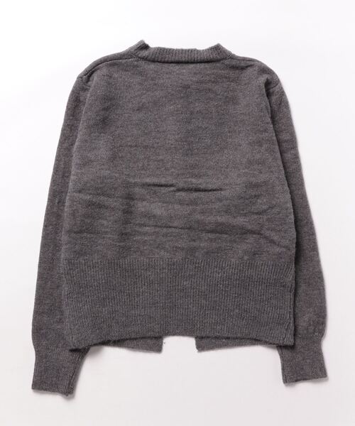 MAISON DE THERESE(メゾン ド テレーズ)の「ボタン開 クルーネックニットカーディガン セーター ボレロ(カーディガン/ボレロ・レディース・レッド/Mustard/アイボリー/チャコールグレー・FREE)」の19枚目の写真