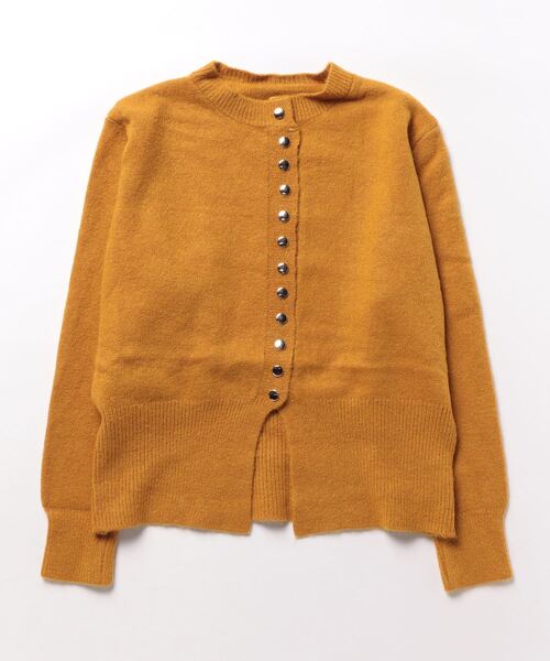 MAISON DE THERESE(メゾン ド テレーズ)の「ボタン開 クルーネックニットカーディガン セーター ボレロ(カーディガン/ボレロ・レディース・レッド/Mustard/アイボリー/チャコールグレー・FREE)」の20枚目の写真