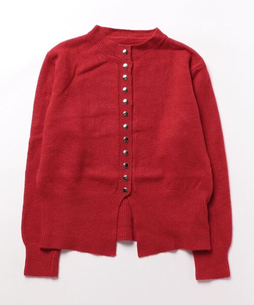 MAISON DE THERESE(メゾン ド テレーズ)の「ボタン開 クルーネックニットカーディガン セーター ボレロ(カーディガン/ボレロ・レディース・レッド/Mustard/アイボリー/チャコールグレー・FREE)」の21枚目の写真