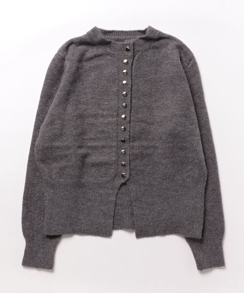 MAISON DE THERESE(メゾン ド テレーズ)の「ボタン開 クルーネックニットカーディガン セーター ボレロ(カーディガン/ボレロ・レディース・レッド/Mustard/アイボリー/チャコールグレー・FREE)」の18枚目の写真
