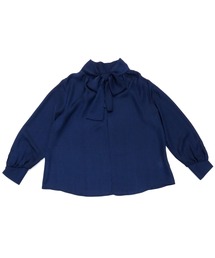 TOKYO SHIRTS | シャドーランダムドットボウタイ 長袖ブラウス(シャツ/ブラウス)