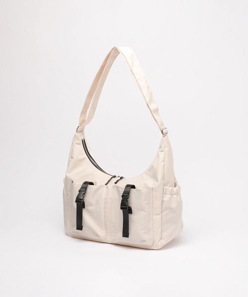 新品　ショルダーバッグ　アイボリー　白　ベージュ AND CHOUETTE スマホショルダーバッグ アイボリーベージュ - メルカリ