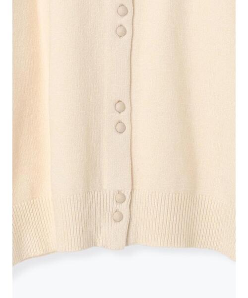 Samansa Mos2（サマンサ モスモス）の「【マシンウォッシャブル】くるみ釦クルーネックカーディガン（カーディガン/ボレロ・レディース・キャメル/レッド/キナリ/ブラック・F）」の22枚目の写真