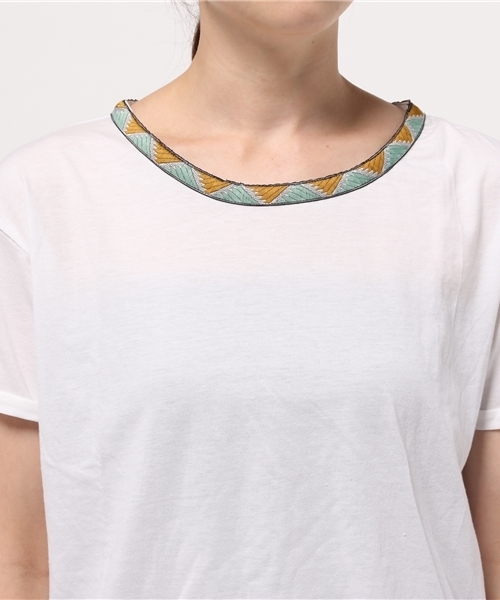 OUTLET(アウトレット)の「【Ciaopanic】テープTOP(Tシャツ/カットソー・レディース・グレー/ホワイト・FREE)」の9枚目の写真