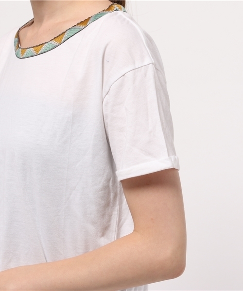 OUTLET(アウトレット)の「【Ciaopanic】テープTOP(Tシャツ/カットソー・レディース・グレー/ホワイト・FREE)」の3枚目の写真