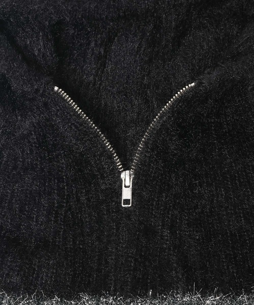 HARE(ハレ)の「シャギーバラクラバ(HARE)(ネックウォーマー/スヌード・レディース・ブラック/ライトグレー・FREE)」の8枚目の写真