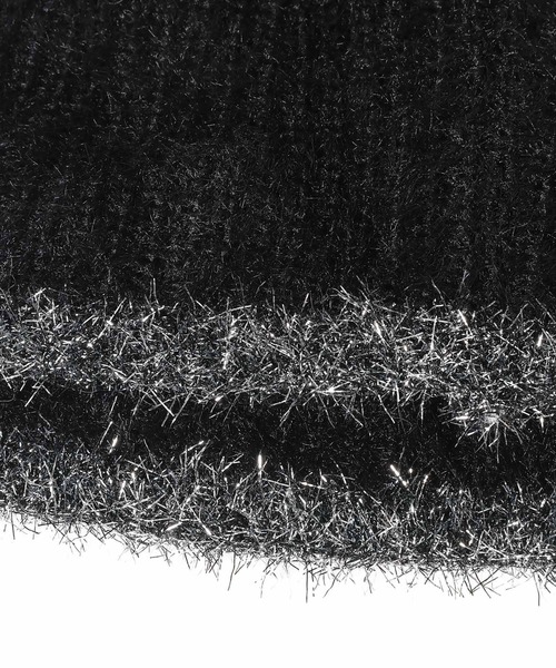 HARE(ハレ)の「シャギーバラクラバ(HARE)(ネックウォーマー/スヌード・レディース・ブラック/ライトグレー・FREE)」の11枚目の写真