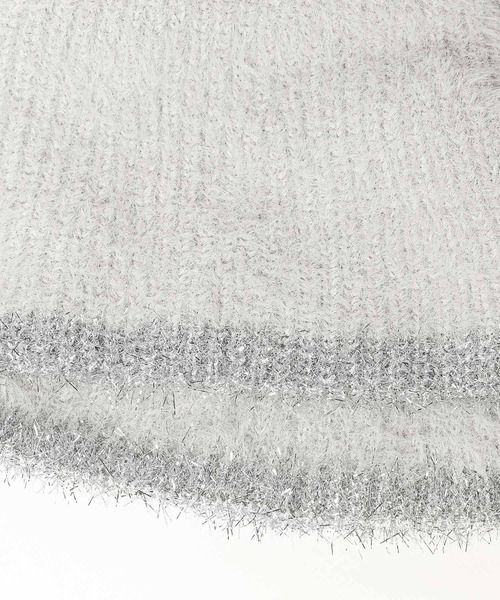 HARE(ハレ)の「シャギーバラクラバ(HARE)(ネックウォーマー/スヌード・レディース・ブラック/ライトグレー・FREE)」の19枚目の写真