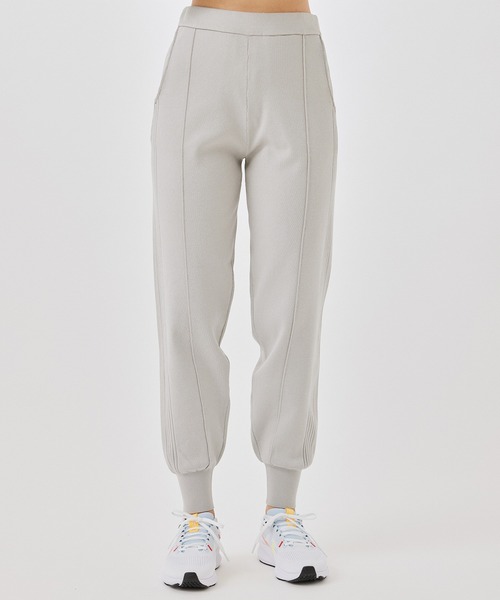 NERGY（ナージー）の「スポンジニットジョガーパンツ（その他パンツ・レディース・スミクロ/ラベンダー/ライトグレー/ベージュ・FREE）」の7枚目の写真
