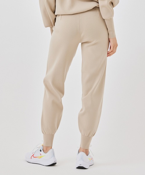 NERGY（ナージー）の「スポンジニットジョガーパンツ（その他パンツ・レディース・スミクロ/ラベンダー/ライトグレー/ベージュ・FREE）」の12枚目の写真