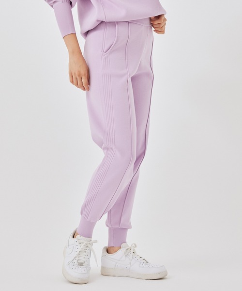 NERGY（ナージー）の「スポンジニットジョガーパンツ（その他パンツ・レディース・スミクロ/ラベンダー/ライトグレー/ベージュ・FREE）」の13枚目の写真