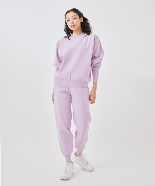 NERGY（ナージー）の「スポンジニットジョガーパンツ（その他パンツ・レディース・スミクロ/ラベンダー/ライトグレー/ベージュ・FREE）」の18枚目の写真