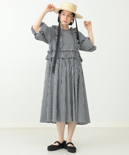 CAROLINA GLASER（カロリナ グレイサー）の「ALBEROLA × CAROLINA GLASER / メリージェーン レース厚底シューズ（その他シューズ・レディース・オフホワイト/ブラック・35/36/37/38/39）」の8枚目の写真