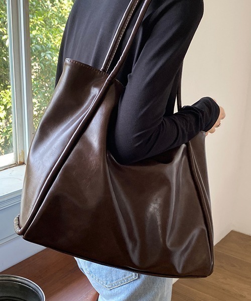 NANEA（ナネア）の「トートバッグ（トートバッグ・レディース・アイボリー/ブラウン/ブラック/グリーン・フリー）」の18枚目の写真