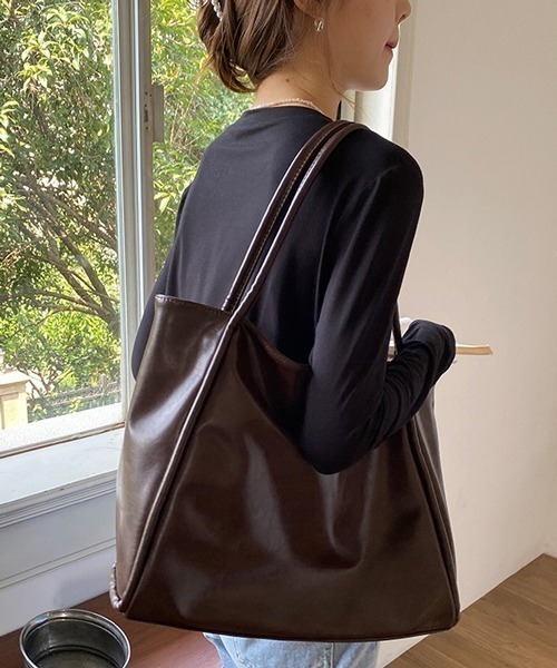 NANEA（ナネア）の「トートバッグ（トートバッグ・レディース・アイボリー/ブラウン/ブラック/グリーン・フリー）」の11枚目の写真