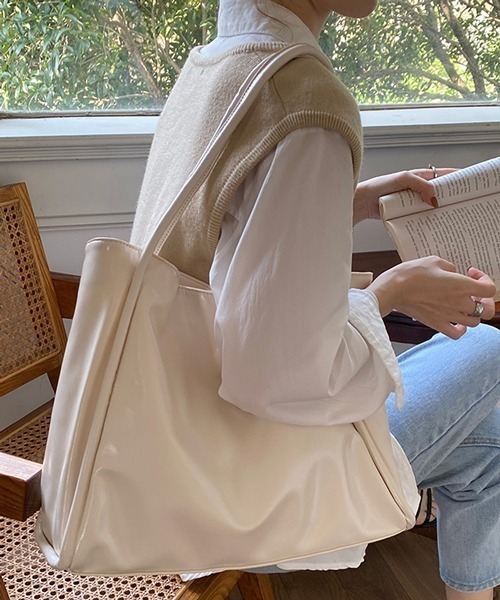 NANEA（ナネア）の「トートバッグ（トートバッグ・レディース・アイボリー/ブラウン/ブラック/グリーン・フリー）」の21枚目の写真